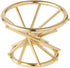 Bard's Brass-toned Egg Stand/Holder, Swirl Leg, Reversible 1.4375" and 2" Display Diameter...