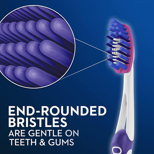 Oral-B 3D White Luxe Stain Eraser Toothbrushes, Soft, 2 Count...