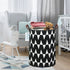 LANGYASHAN Laundry Basket Canvas Fabric Collapsible Organizer Basket for Storage Bin Toy Bins Gift Baskets Bedroom Clothes Children Nursery Hamper...