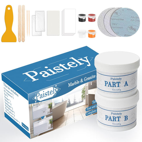 Marble & Granite Repair Kit, Tintable Porcelain Repair Kit, Quartz Countertop Repair Kits for Marble, Quartz, Resin, Acrylic, Granite and More...