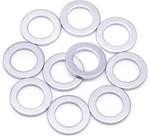 10 PCS Engine Oil Crush Washers/Drain Plug Gaskets Replacement for Honda 94109-14000 Accord Civic Fit CR-V CR-X CR-Z CR-V Insight and Acura...