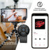 Bluetooth Helmet Earphone Remote - Controls Music, Voice Assistants, Calls, and More - Long Battery Life - Waterproof - Compatible with Android an...