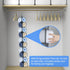 2-Pack Hanging Legging Organizer - Legging Storage Organizer, Legging Organizer for Closet, Hanging Closet Organizer, Install Behind The Door, War...