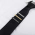 Mens Tie Bar Clip 2.1 Inch, Silver-tone, Black, Gray...