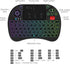 Rii X8 Mini Keyboard,2.4GHz Portable Wireless Keyboard with Touchpad Mouse,RGB Backlit,Rechargeable Battery for Android TV Box/Mac/PC/Nvidia Shiel...