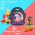 Violet Mist Cute Neoprene Lunch Bag Womens Insulated Lunch Bags Tote Black Unicorn Reusable Lunch Box Thermal Picnic Waterproof Lunch Handbag with...