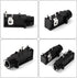 uxcell 10 Pcs 6.35mm 1/4 Inch Stereo Socket 4 Pins PCB Panel Mount Connectors Headphone Mono Thread Lock Audio Jack Connector for DIY Replacement ...