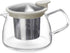 Forlife Bell Glass Teapot with Basket Infuser, 14-Ounce/430ml, White...