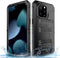 Marrkey Waterproof Case for iPhone 15 Pro Max, Heavy Duty Durable Metal Full Body Built-in Screen Protection Case Shockproof Dustproof Rugged Mili...