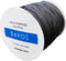 Black Nylon Braided Cord Extra Strong Multi-Use Thread 1.5mm x 175 Yards 160m Jewelry Making String Beading Shamballa Necklaces Bracelets Lift Sha...