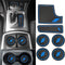 Auovo Anti dust Mats for Charger 2021 2020 2018 2017-2015 Accessories Custom Fit Cup Holder Liners Mats(6pcs/Set, Blue)...