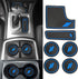 Auovo Anti dust Mats for Charger 2021 2020 2018 2017-2015 Accessories Custom Fit Cup Holder Liners Mats(6pcs/Set, Blue)...