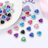 Heart Flatback Rhinestones Buttons 32Pcs Heart Charms for Nails,Sew on Rhinestone Embellishments Diamond Crystal Rhinestones for Wedding Clothing ...