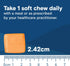 Bariatric Fusion Bariatric Probiotic Soft Chews | Orange Tropical Flavor Chewy Bariatric Vitamin | Bacillus Coagulans 10 Billion CFU Chewable Prob...