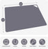 Plastic Cutting Boards for Kitchen, WK Flexible Cutting Board Mats Set of 5, Nonslip Cutting Board for Meat, Thin Cutting Sheets with Hole, Dishwa...