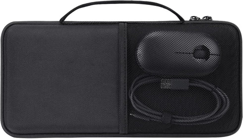 khanka Hard Carrying Case + Silicone Keyboard Cover Compatible with Logitech K380 Multi-Device/Pebble 2 Combo for Mac Keyboard + Pebble M350 M355 ...