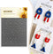 KEOKER Polymer Clay Texture Sheets, Stars Clay Texture Mat, Polymer Clay Earrings Tools on Independence Day or 4th of July, Like Polymer Clay Roll...