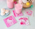 Sanrio Hello Kitty Strawberry Milk Glass Coasters for Drinks, Set of 4 | Tabletop Protection for Home Kitchen, Dining Room Table...