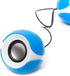 Frisby Audio FS-810 2.0 Stereo USB Powered Computer Desktop PC Laptop Speakers w/Volume Control (Blue)...