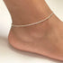 Dainty Gold Chain Anklet,Simple Delicate Figaro Chain Ankelt,Curb Chain Anklet,Coin Chain Anklet,Satellite Chain Anklet,Link Chain Ankle Bracelet,...