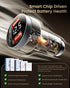 Essager Car Charger 80W Super Fast Charging with USB PD/PPS/QC 3.0(Voltmeter&LED Lights) Universal Quick Charge for 12-24V Car Cigarette Lighter P...
