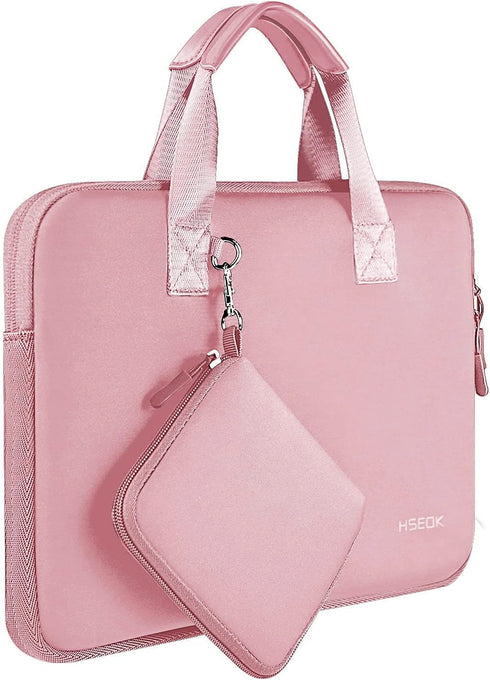 Hseok Elastic Laptop Case 12.9 13 inch Sleeve Handbag with Small Case for 13 inch MacBook Air/Pro M2/M1, 12.9" iPad Pro 6th/5th/4th/3rd Gen, XPS13...