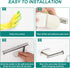 3M Toilet Paper Holder for Bathroom Self Adhesive Stainless Steel Tissue Towel Roll Holder for Kitchen Stick on Wall No Drilling Thicken TP Holder...