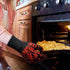 BBQ Gloves,1472°F Extreme Heat Resistant Barbecue Gloves,Silicone Non-Slip Oven Gloves,Kitchen Gloves for Cooking,Grilling,and Baking(Red)...