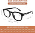 AQWANO Computer Reading Glasses Blue Light Blocking -4 Pack Round Frames Anti Blue Ray Reduce Eyestrain Readers Glasses Men/Women, 1.5...