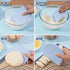 Silicone Dough Scraper with Stainless Steel Sheet, Curved Edge Flexible Bowl Scraper for Baking, Food Grade Silicone Bench Scraper for Sourdough B...