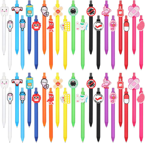 40 Pcs Nurse Pens Bulk Nursing Pens Set Cute Funny Pen School Nurse Office Decorations for Medical Assistant Workers Students Supplies Accessories...