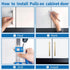 King&Charles Cabinet Hardware Jig, Cabinet Handle Jig with Point Wood Drils Bits, Cabinet Jig for Handles and Pulls on Drawers/Cabinets/Doors, Cab...