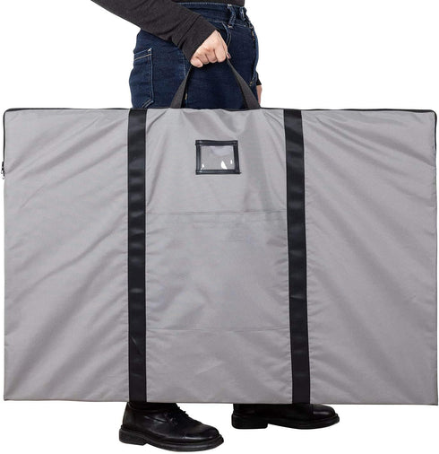 Large Size Art Portfolio Bag with Nylon Shoulder, 24 x 36 inches Light Weight Poster Storage Bag Board Holder with Handle and Zipper for Poster, S...