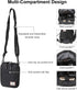 Small Crossbody Bag for Men, Mini Messenger Bag Shoulder Bag for Phone Passport...