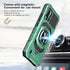 for Nokia C210 Case with Tempered Glass Screen Protector,Military Grade Heavy Duty Shockproof Protective Cover,with Ring Kickstand Full-Body Prote...