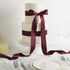 MEEDEE Burgundy Satin Ribbon 1-1/2 inch Wide Burgundy Ribbon Double Faced Satin Ribbon Burgundy Christmas Ribbon by 50 Yards Burgundy Ribbon for C...