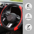 Car Steering Wheel Cover for Women/Men,Leather Steering Wheel Cover Car Decor Fit for 15" Steering Wheel,Universal Anti-Slip Car Wheel Cover Steer...