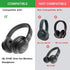 Replacement E55 Earpads Ear pads foam Ear cushion pillow parts Cover Compatible with JBL E55BT E 55 bt Bluetooth Wireless Headsets (black)...