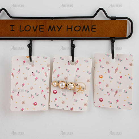 AUEAR, Cute Hair Bow Display Cards Packaging Paper Card Board Holder for Clips (100 Count)...