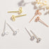 18 Pieces 925 Sterling Silver Ball Post Earing Studs with 18 Pieces Sterling Silver Butterfly Earring Back Round Ball Ear Pin with Loop for DIY Je...