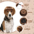 Dog Costume Cat Apparel Dog Toys Curly Braids Headgear Wigs Styling Cute Funny Pet Hair Accessories (flax)...