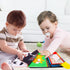 Tummy Time Baby Mirror Infant Toys Newborn Toys 0 3 Months Brain Development with Crinkle Cloth Book and Teether Black and White High Contrast Bab...