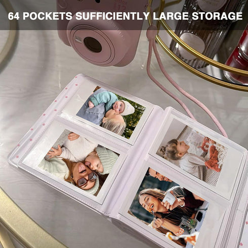 CAIYOULE Camera Case for Fujifilm Instax Mini 99?Fuji Mini 99 Instant Camera Bag With Mini 3inch Photo Album and Mini Photo Border Sticker(No Came...
