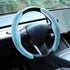 Evankin Tesla Model3 Steering Wheel Cover?Suede car Accessory for Women and Men?Easy to Install?Breathable & Non-Slip for Tesla Steering Wheel Cov...