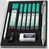 Nicpro Blocky Gear 2mm Mechanical Pencils in Case, Metal Drafting Lead Holder with 6 Tubes 2mm Lead Refill (HB 2B 2H 4B 4H & Colors) Sharpeners, E...
