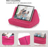 Macl Tablet Pillow Stand, Multi-Angle Adjustable Viewing, Soft Padded Tablet Holder for Lap, Bed, Desk, Compatible with All Tablets, E-Readers, an...