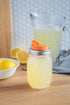 Jarware Drink, Orange Lid for Regular-Mouth Mason Jars...