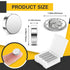 50 Pcs Office Whiteboard Magnets, Small Refrigerator Magnets Fridge Magnet for Crafts, DIY, Home, Kitchen, School......