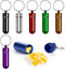 Small Travel Pill Container Holder Keychain - 7 Pack Portable Mini Pocket Pill Case Box Waterproof Metal Small Keychain Pill Holder Container for ...
