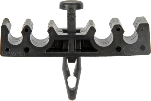 Dorman 800-287 Brake Tubing Clips - (2) 1/4In. Slots and (2) 5/16In. Slots, 5 Pack...